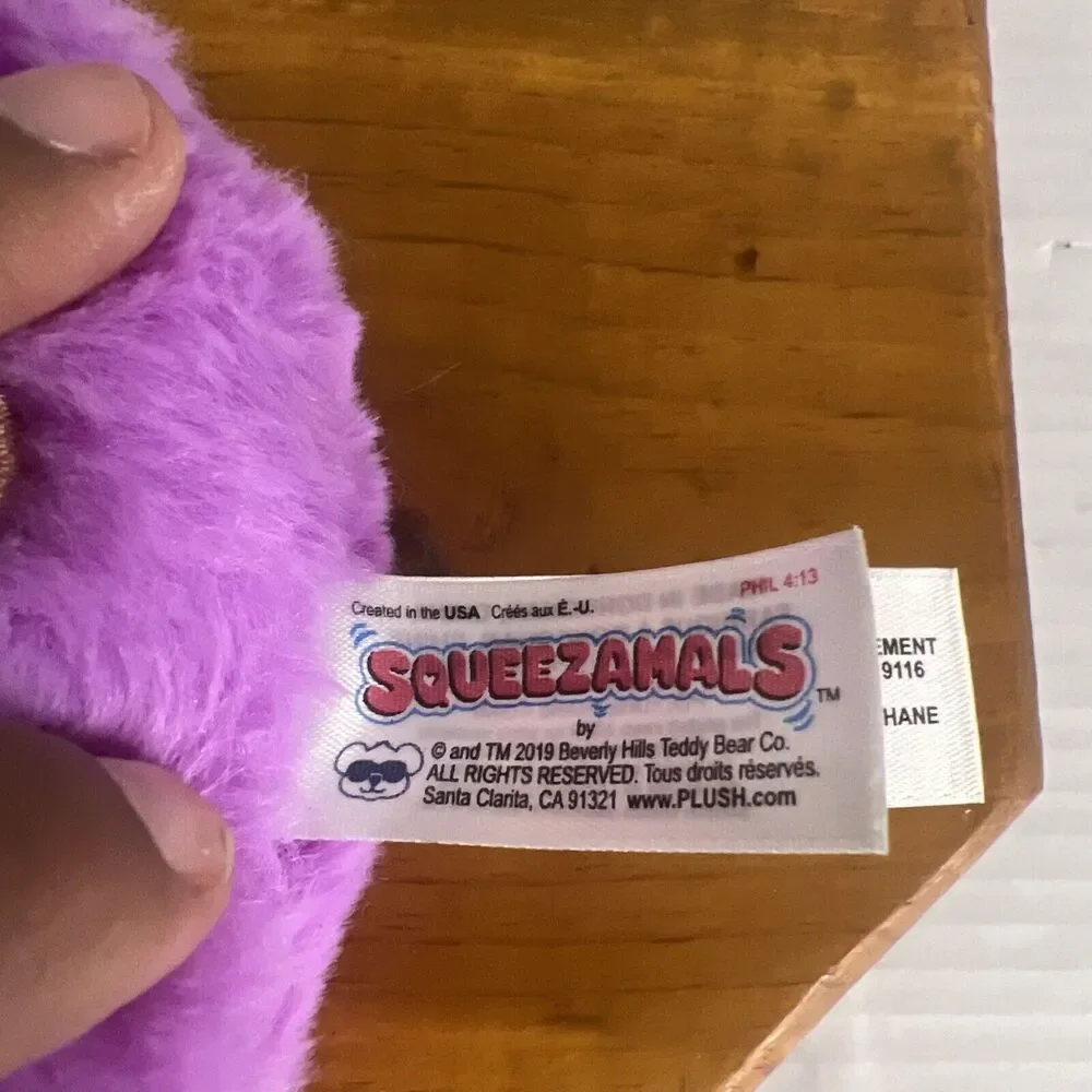 Squeezamals Scented Purple Heart Plush‎ Valentines 2019